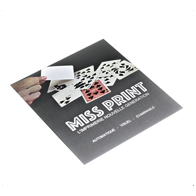 MISS PRINT (L'Imprimerie Nouvelle Génération) - Qualité Bicycle