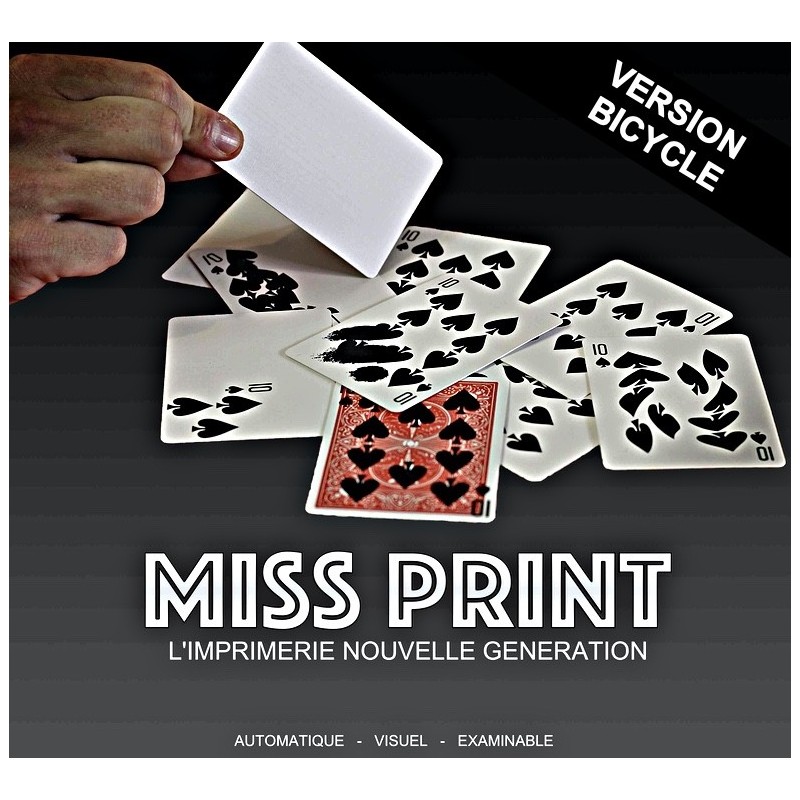 MISS PRINT (L'Imprimerie Nouvelle Génération) - Qualité Bicycle
