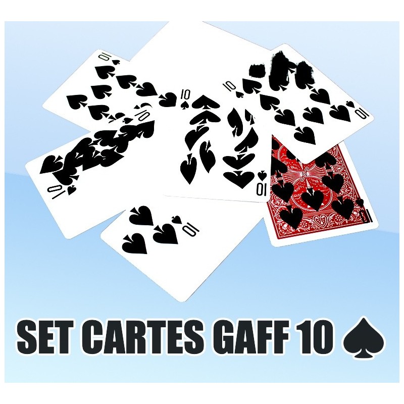 SET CARTES GAFF 10 ♠️