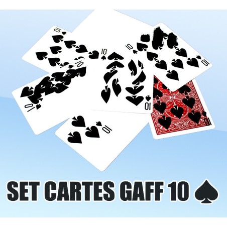 SET CARTES GAFF 10 ♠️