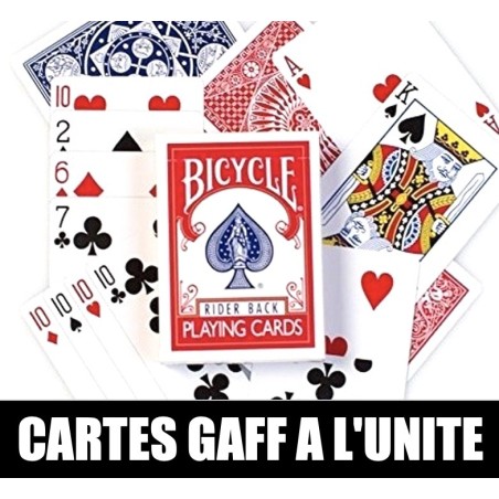 CARTES GAFF (TRUQUEES) A L'UNITEE