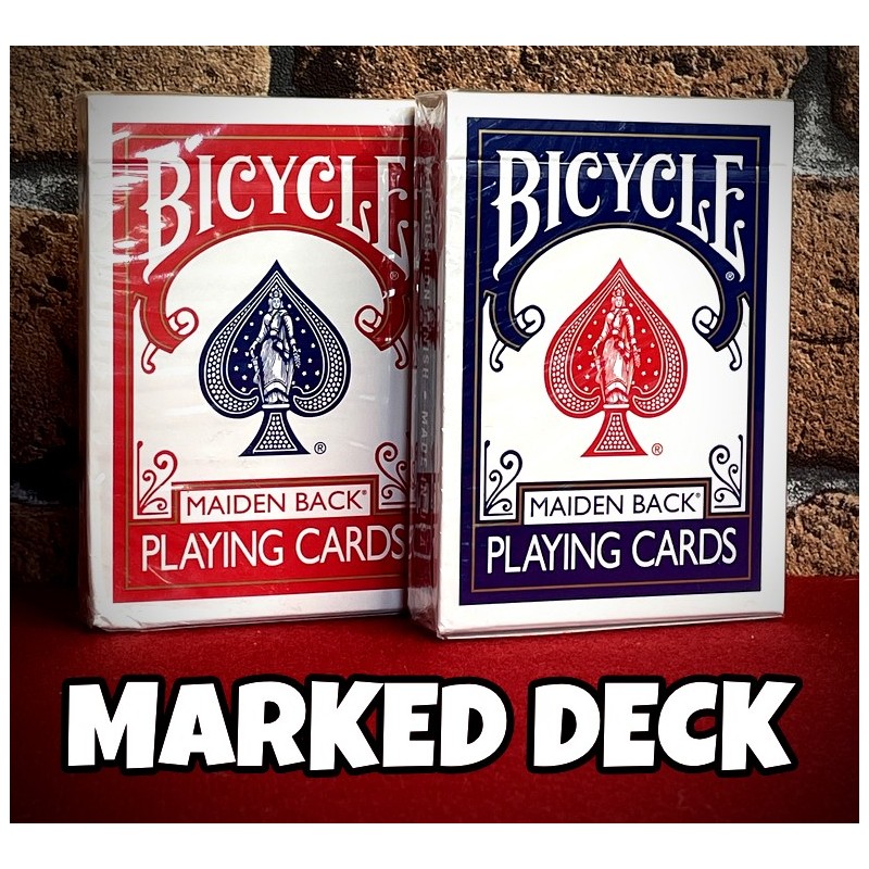 BICYCLE MARKED DECK (Jeu Bicycle Marqué Maiden)