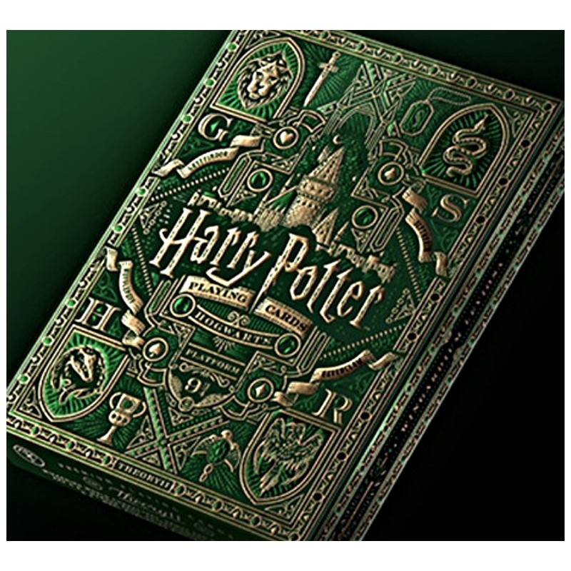 CARTES HARRY POTTER - SERPENTARD (VERT)