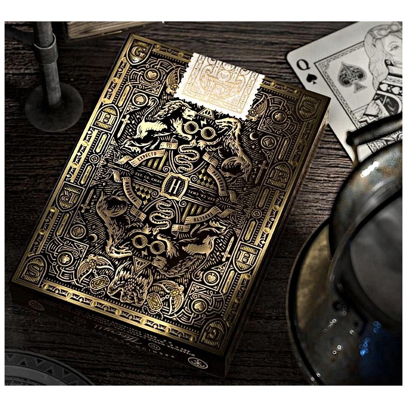 CARTES HARRY POTTER - POUFSOUFLE (JAUNE)