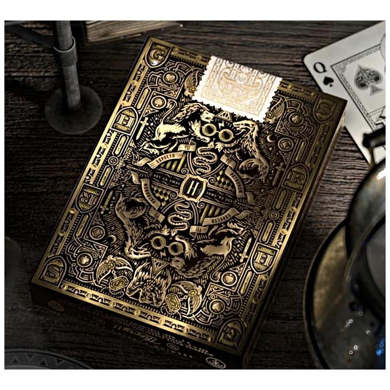 CARTES HARRY POTTER - POUFSOUFLE (JAUNE)