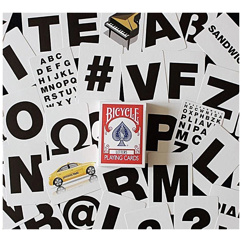CARTES BICYCLE LETTERS DECK