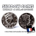 SHADOW COINS - COQUILLE EXPANSÉE MAGNÉTIQUE 1/2 DOLLAR