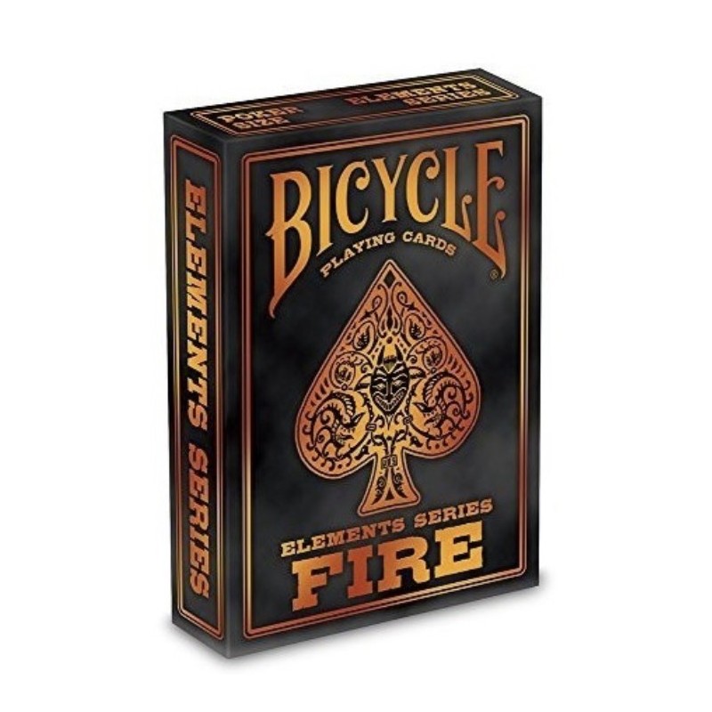 Jeu de cartes Bicycle Fire Elements Series