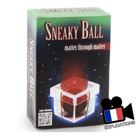 LE CUBE BOULE ROUGE (SNEAKY BALL) - La Balle Passe Muraille