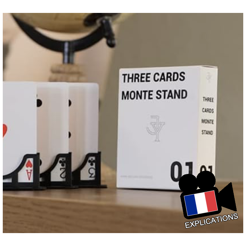 THREE CARDS MONTE STAND by JEKI YOO
