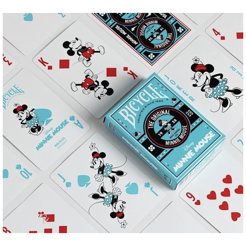 CARTES BICYCLE MINNIE MOUSE