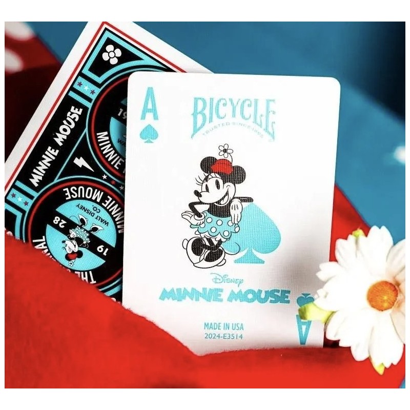 CARTES BICYCLE MINNIE MOUSE
