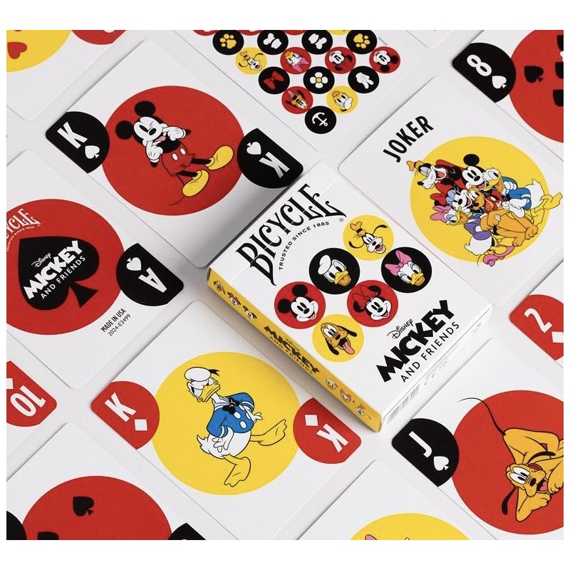 CARTES BICYCLE MICKEY & FRIENDS