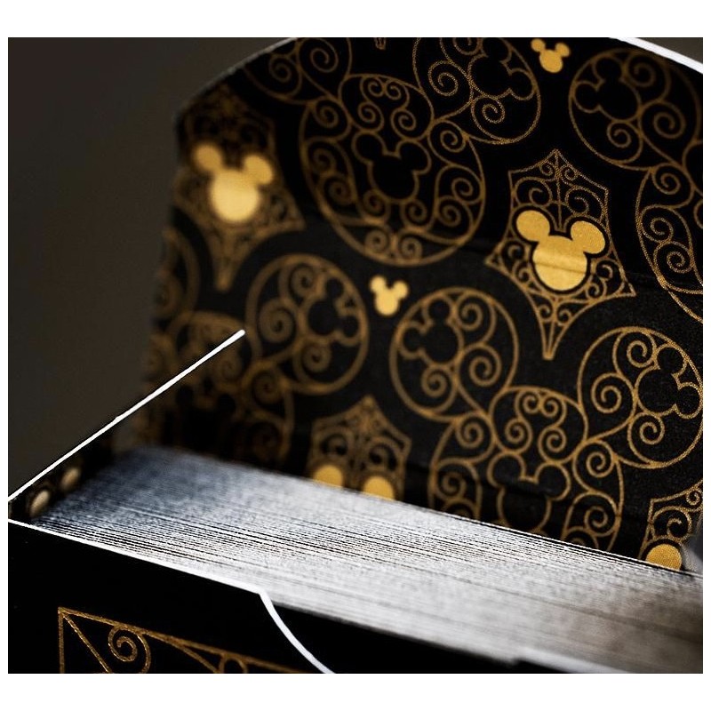 CARTES BICYCLE MICKEY MOUSE BLACK & GOLD
