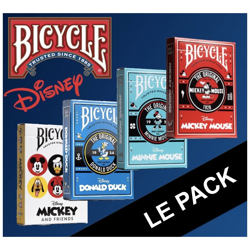 PACK CARTES BICYCLE DISNEY CLASSIC