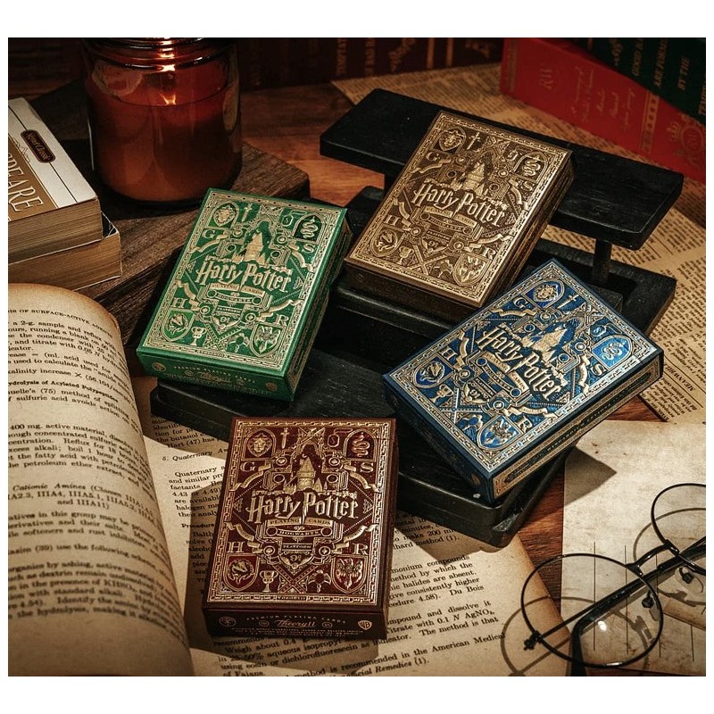 Pack Collection: 4 Jeu de Cartes HARRY POTTER by THEORY 11