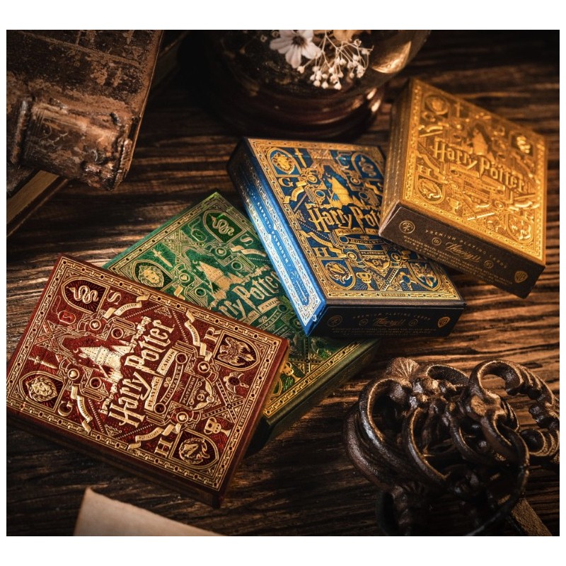 Pack Collection: 4 Jeu de Cartes HARRY POTTER by THEORY 11