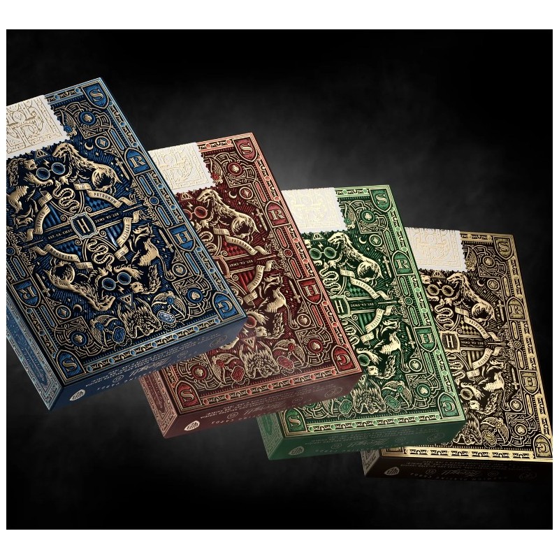 Pack Collection: 4 Jeu de Cartes HARRY POTTER by THEORY 11