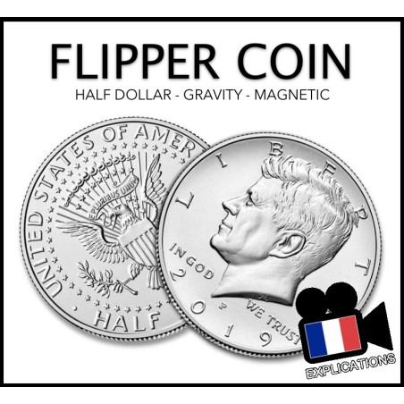 FLIPPER COIN - HALF DOLLAR (MAGNETIC & GRAVITY)