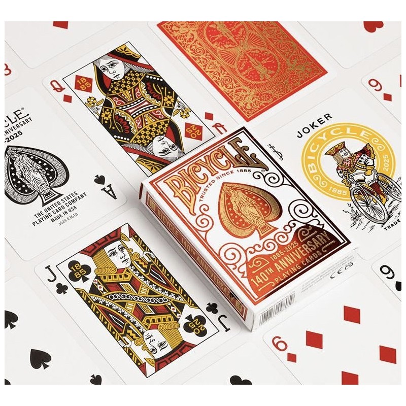 Bicycle® 140e Anniversaire – Jeu de Cartes de Collection