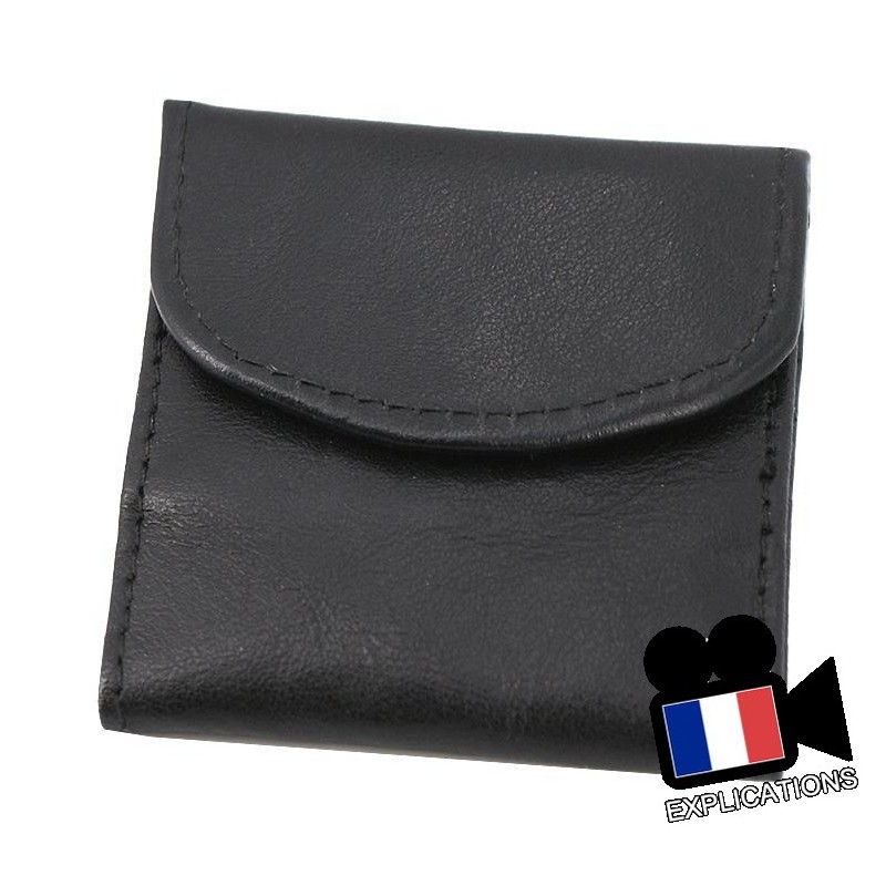 HIMBER COIN PURSE (BOURSE À CHANGE EN CUIR)