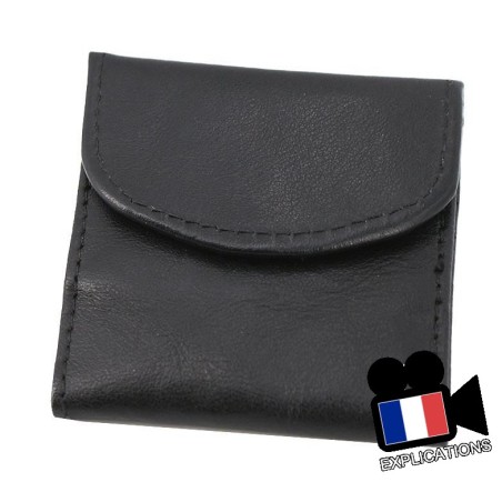 HIMBER COIN PURSE (BOURSE À CHANGE EN CUIR)