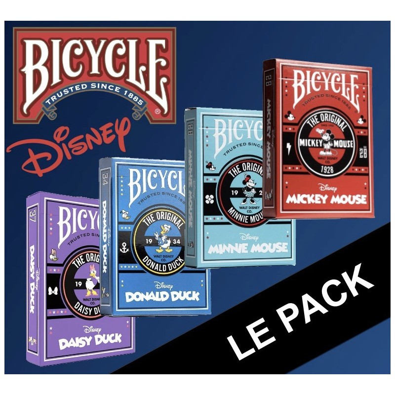 PACK CARTES BICYCLE DISNEY CLASSIC