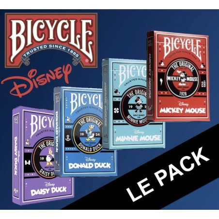 PACK CARTES BICYCLE DISNEY CLASSIC