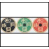 Set de 3 autocollants stickers pour STC Coin Set – Personnalisation 1$