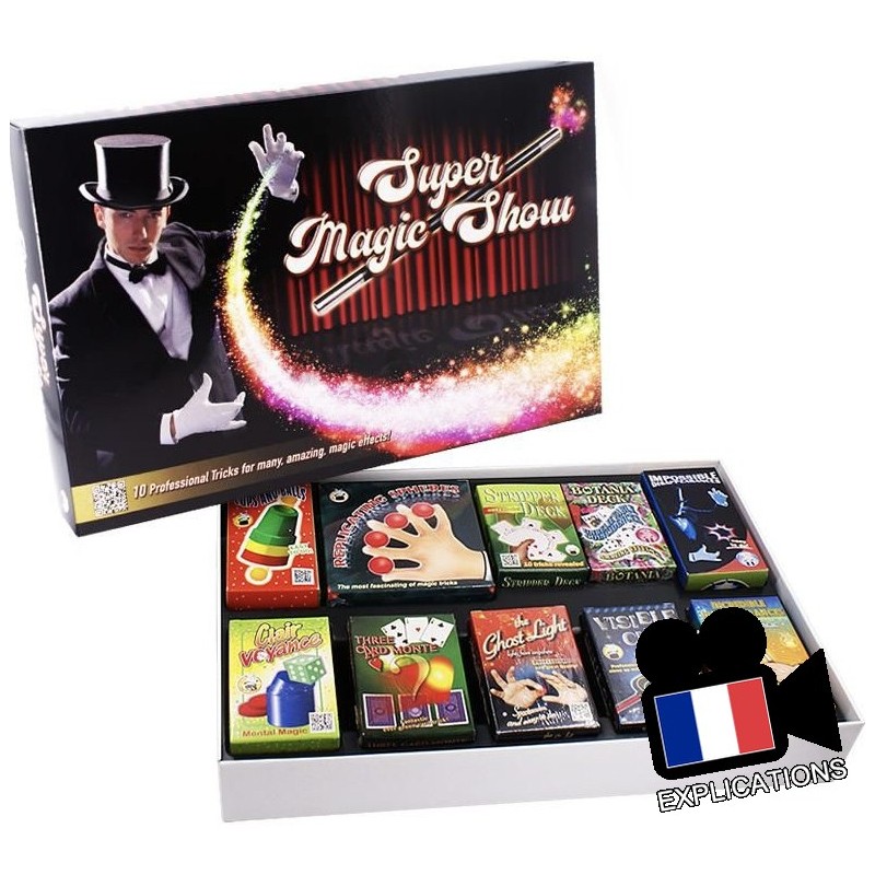 COFFRET DE MAGIE - BOITE DE MAGIE - MEGA PACK