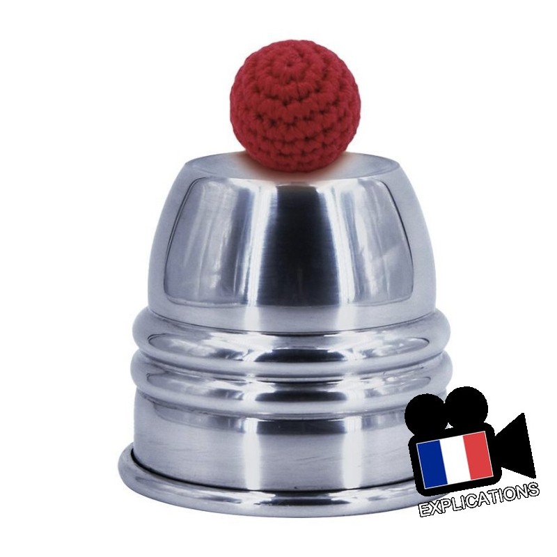 Chop Cup Luxe – Le classique de magie avec gobelet et muscade