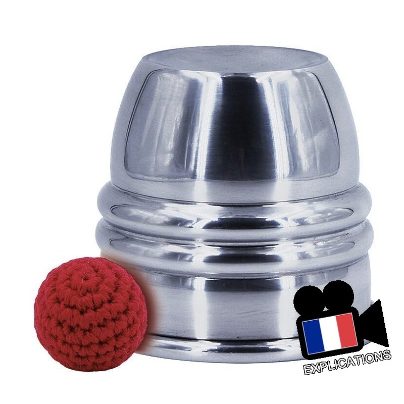 Chop Cup Luxe – Le classique de magie avec gobelet et muscade